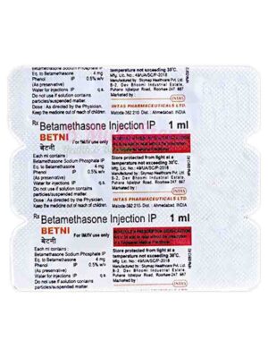 BETNI INJECTIONS 1ML